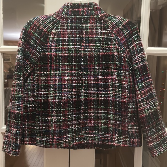 Talbots Colorful Jacket. Stand color. 67% wool. - Picture 9 of 9